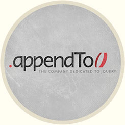 appendTo logo