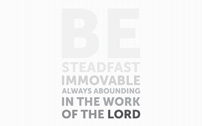 Be Steadfast wallpaper thumbnail